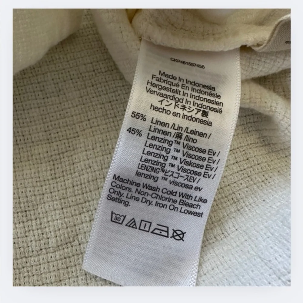 Madewell Breezewoven Cropped Beachside Top – Size M - Picture 4 of 5